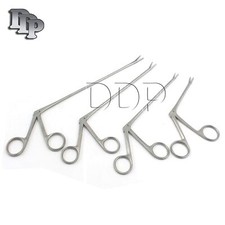 4 Pcs ALLIGATOR EAR FORCEPS SERRATED 3.5'' 5.5'' 6.5'' 8'' ENT SURGICAL Inst