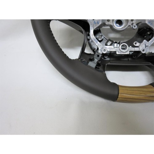 Genuine TOYOTA LAND CRUISER PRADO Wood Steering Wheel Light Brown 08460-60030-E3 - Bild 5 von 12