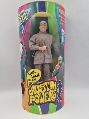 Austin Powers Dr. Evil TRENDMASTERS Fully Poseable Talking Figure 1998 NO CAT