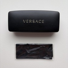 Versace Black Set Hard Cell Eyeglasses Case Sunglasses Case Cloth Box Optical