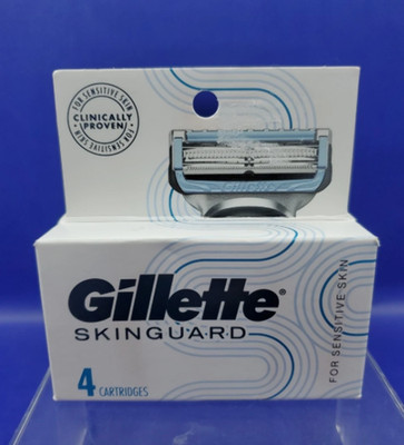 Gillette SkinGuard Men's Razor Blades, 4 Blade Refills