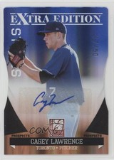 2011 Donruss Elite Extra Edition Prospects 17/50 Casey Lawrence #161 Auto 0a4v