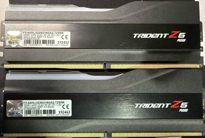 G. Skill Trident Z5 RGB 32GB (2x16GB) DDR5-6400 CL32 Intel XMP 3.0