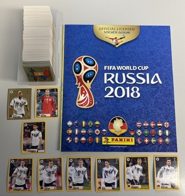 Panini WM 2018 - Komplettsatz + Album + Sondersticker M1-M9