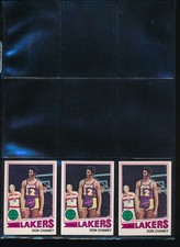Lot (3) 1977-78 Topps  Don Chaney white &amp; gray back #27 DY100