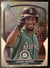 2023 Bowman Mega Box LAZARO MONTES Chrome SP Image Variation Mariners #BCP-233
