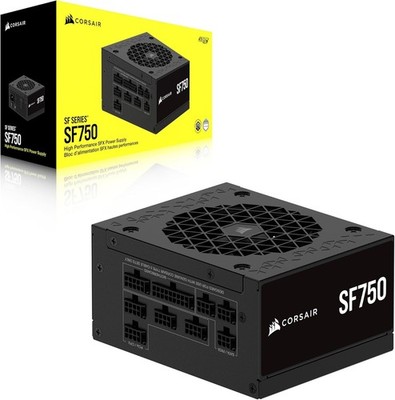 Corsair SF750 SFX Netzteil, 750W, 80 PLUS Platinum, ATX 3.1, vollmodular