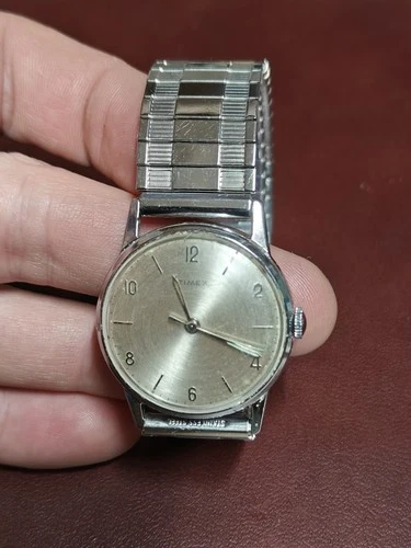 Vintage 1960s Timex Mercury Windup Men Watch Runs Great No Reserve