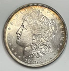 1880-P $1 Morgan Dollar 90% Silver Philadelphia US Coin - TONING! LUSTER!