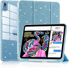 11-inch 2025, iPad 10th Generation 10.9-inch 2022, Cute Glittering Sparkl