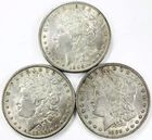 *MIXED DATE BU+ MORGAN DOLLAR LOT* *3 TOTAL COINS* NR #S1256