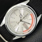 REFURBISHED VINTAGE SEIKO 5 AUTOMATIC 6309A JAPAN MENS SILVER WATCH a441153-1