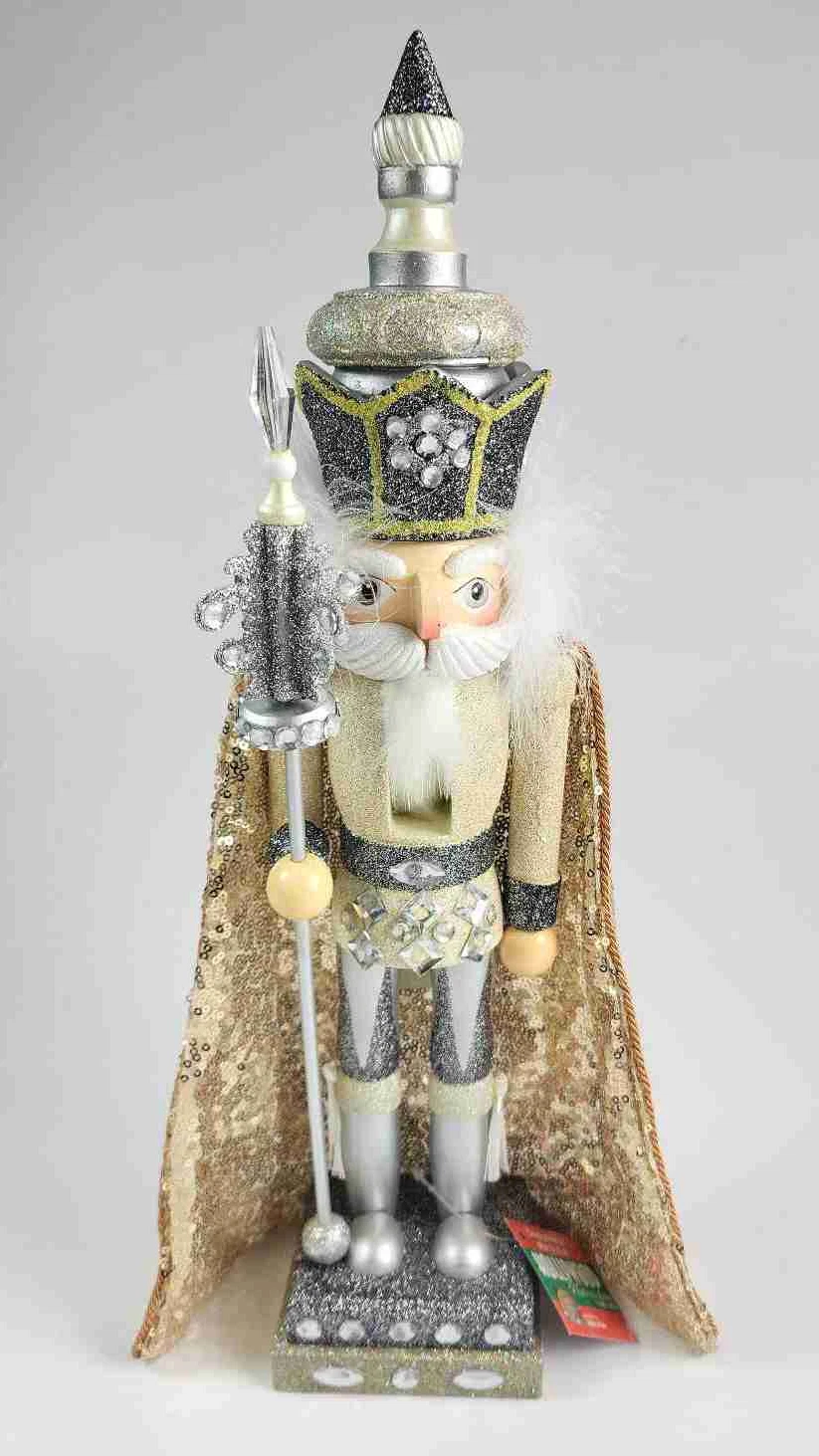 Kurt Adler Hollywood Nutcracker - Gold King - NIB