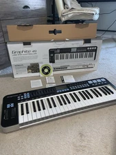 Samson Graphite 49 USB MIDI Keyboard Controller Used