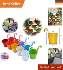 Bunte Metall Blumentöpfe zum