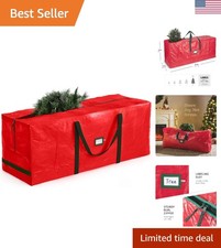 9 Ft Large Christmas Tree Storage Bag - Fits 9 Ft Artificial Trees - Plastic,...