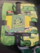 Teenage Mutant Ninja Turtles "Sewer Squad" Fleece Throw Blanket  45 x 60 Inches