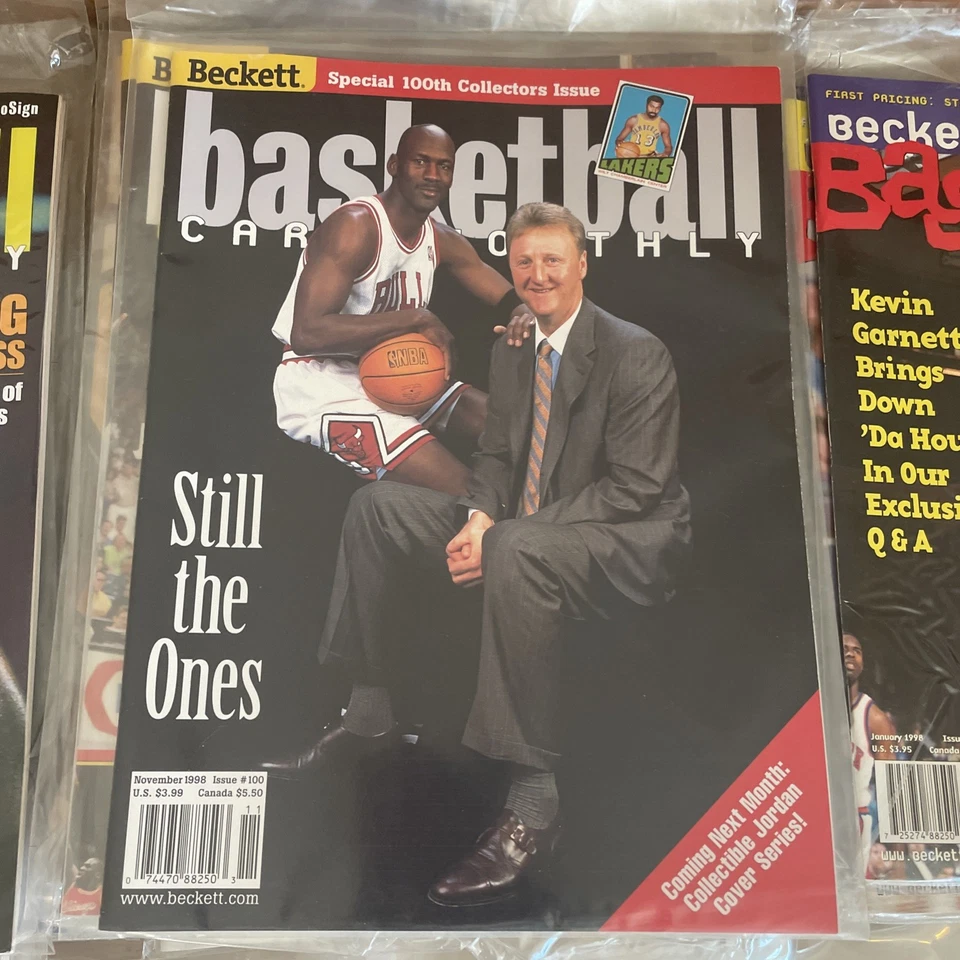Beckett Basketball Monthly Lot Of 69. 1994-2002. Lakers Bulls Jazz Blazers - Image 3 of 4