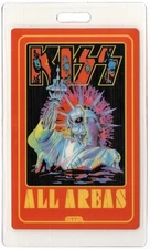 KISS 1992 Revenge Concert Tour All Access Laminated Backstage Pass