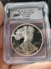 1994-P American Silver Eagle Proof Coin, BLACK LABEL ICG PR70 DCAM