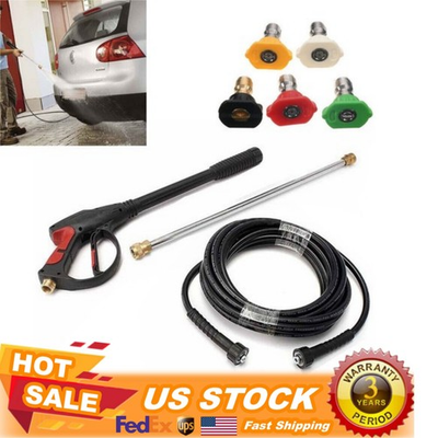 #ad For Craftsman High Pressure Power Washer Spray Gun Wand Hose Kit5 Tips New $26.91