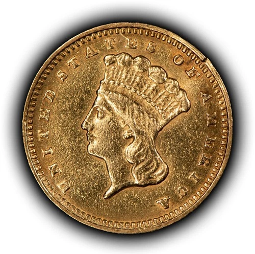 1874 G$1 Indian Princess Head Gold Dollar - Type 3 - Authentic US Coin - G6238