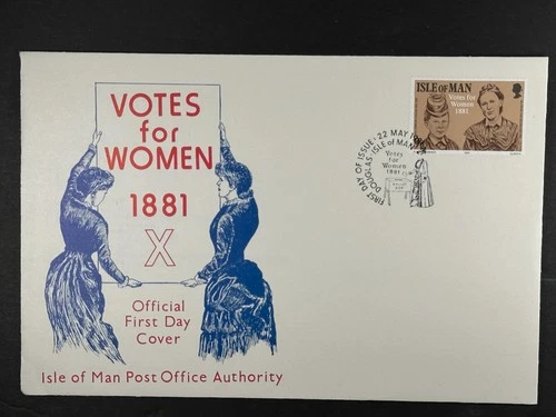 Isle Of Man FDC 1981 Votes for Women 1881 Stamp First Day Cover