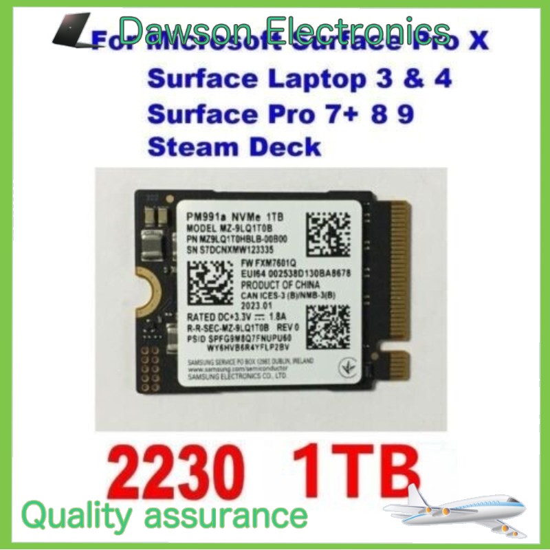 Samsung 1TB NVMe SSD 中古正常動作品 Samsung 1TB,M.2 Internal SSD - PM991a for sale online | eBay