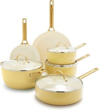 GreenPan Reserve Hard Anodized Healthy Ceramic Nonstick 10 Piece Cookware Set