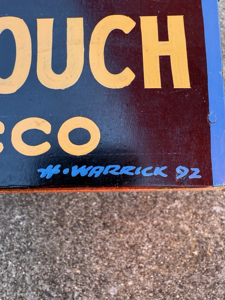 Mail Pouch Tobacco Barn Bird House Hand Painted & Signed by Harley Warrick 1992 - Image 4 of 4