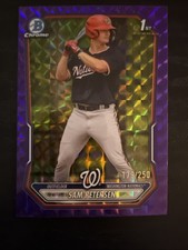 2026 Bowman Chrome Sam Petersen #BCP-122 Purple Geometric /250 Nationals