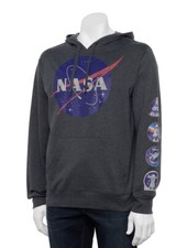 NASA Logo Space Program Hoodie Men Size Medium Hooded Sweatshirt Reg 50.00 