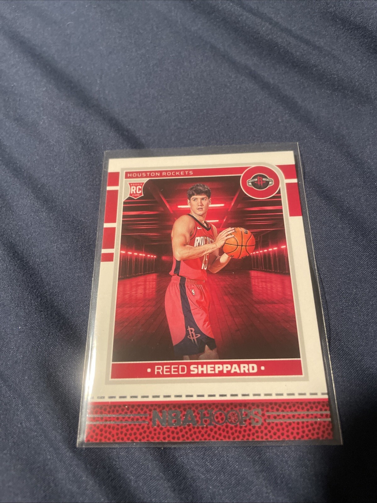 2024-25 Panini NBA Hoops #233 Reed Sheppard Houston Rockets RC