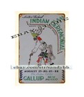 1950 Gallup New Mexico,Inter-Tribal Indian Ceremonial native American metal tin