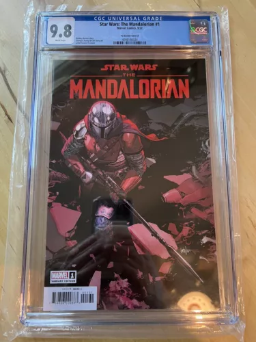 Star Wars the Mandalorian #1 Yu Rare 1:50 Variant CGC 9.8 NM First Appearance