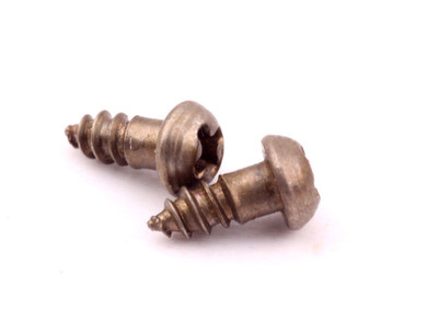 Aged Vintage style Trussrodcover Screws Nickel New Set of 2 fits Gibson  
