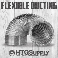 8 inch x 8' ft Flexible DUCTING hose exhaust fan Aluminum air foot ventilation 