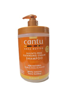 Cantu Sheabutter Natürliches Haar Sulfatfrei Reinigungscreme Shampoo 25oz