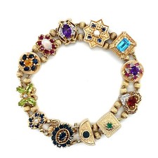 Robert Klein Multi Gem Slide Charm 40 Grams 1...