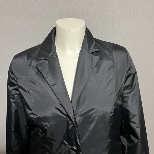 Talbots Black Blazer Puffer Women’s Lightweight Jacket Sz-14 (Large) - Picture 3 of 11