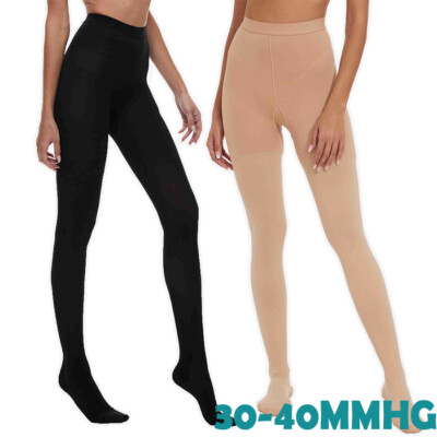 Men Women 30-40mmHg Compression Stockings Pantyhose Support Varicose Vein Edema