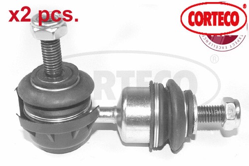 X2 PCS REAR STABILISER BAR LINKAGE ROD L&R SIDES 49395299 CORTECO I
