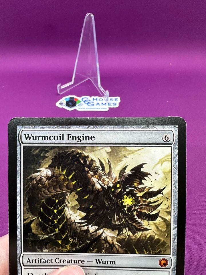 Wurmcoil Engine Scars of Mirrodin Magic Player Rewards Promo Oversize *CCGHouse* - Image 4 of 4