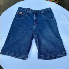 Blue Jean shorts Men’s Cy-Borg Vintage Rare Size 36 Cy-Borg Logo Made in USA