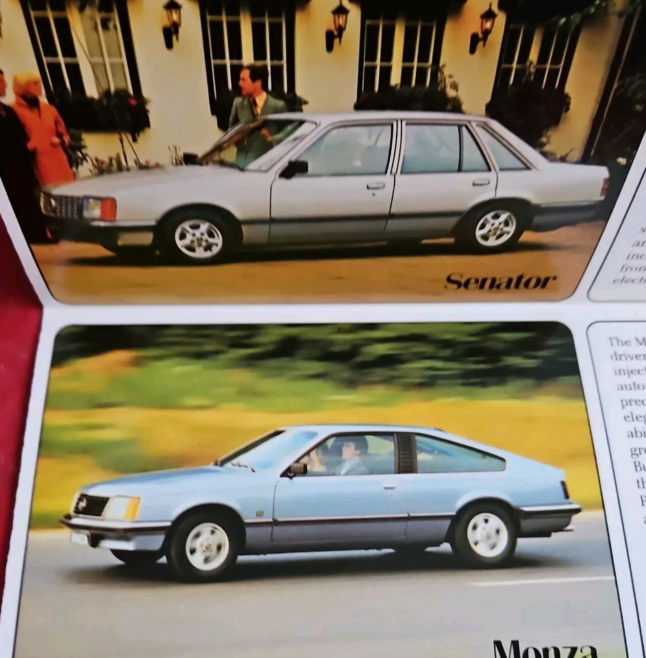 Opel Range Brochure 1980 Monza Senator Rekord Manta Berlinetta Ascona Kadett Uk - Image 2 of 4