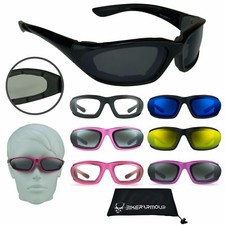 Small Women Motorcycle Riding Biker Sunglasses Foam Padded Ladies Girls Boy