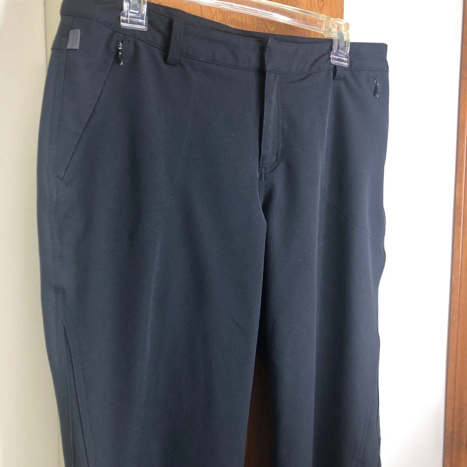 Pantalones negros Eastern Mountain Sports para mujer calce atlético talla 10-R senderismo al aire libre Foto 4 de 4
