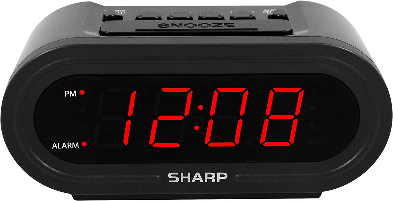 Digital Alarm with Accuset - Automatic Smart Clock, Never Needs Setting - Great