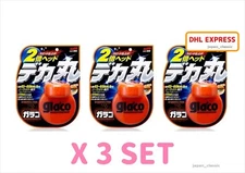 SOFT99 GLACO DEKAMARU WINDOW CARE WATER REPELLENT GLASS NO WIPER JAPAN 120ml X 3