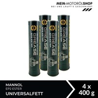 Mannol 8028 Universal Multi-Mos2 Grease EP2 Ester Universalfett 4X400 Gramm